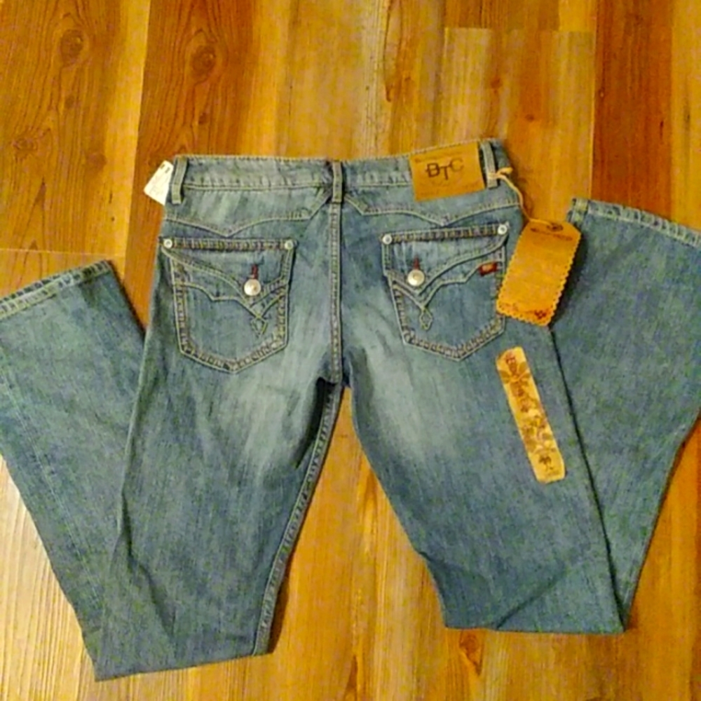 NWT REALLY COOL BOOTHEEL TRADING CO. BY SHERYL CROWE MEMPHIS JEANS. SZ 27/32